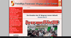 Desktop Screenshot of ff-wagram.at